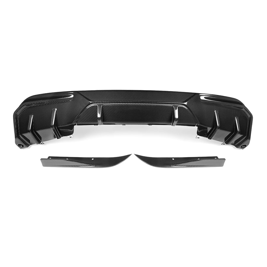 SOOQOO BMW i4 G26 BEV Prepreg Carbon Fiber Diffuser | G26 BEV