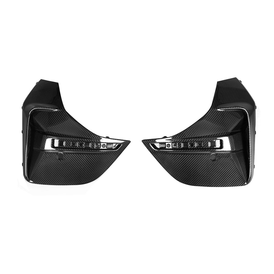 SOOQOO BMW G26/i4 Carbon Fiber Rear Bumper Trim | G26,G26 BEV