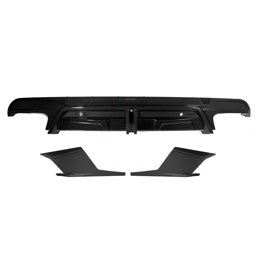 SOOQOO BMW X5M F95 LCI Prepreg Carbon Fiber Diffuser | F95