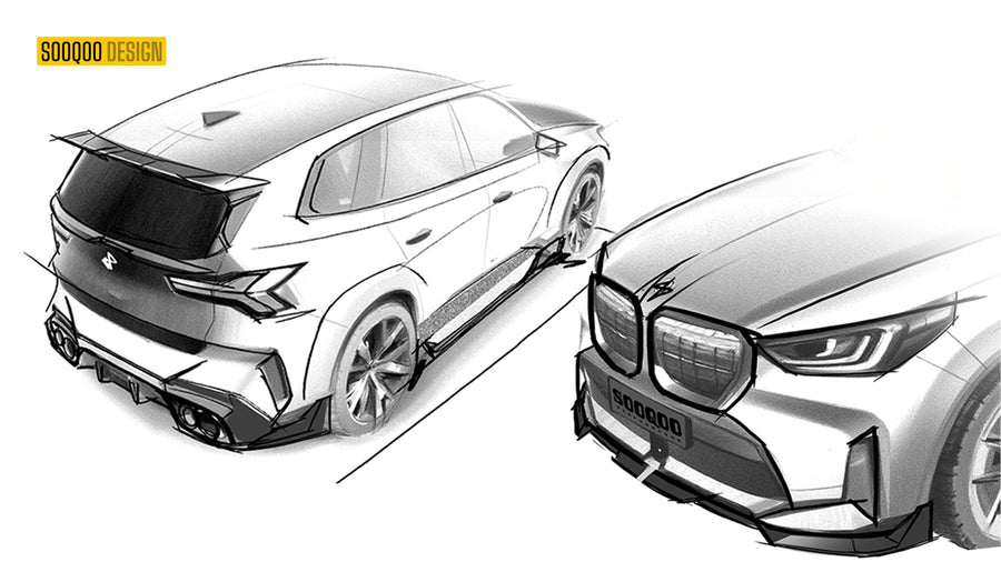 Redefining Power Aesthetics: SOOQOO Unveils Exclusive Dry Carbon Fiber Kit for the All-New BMW X3 G45