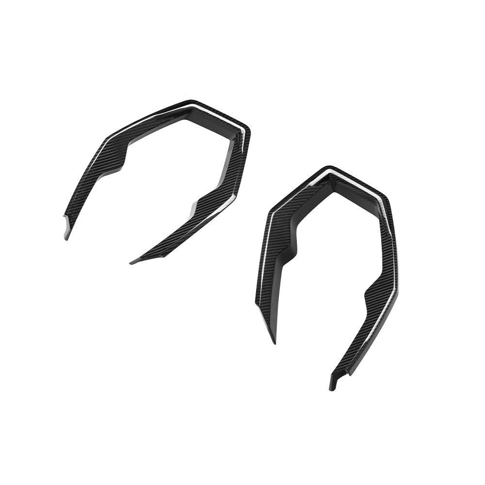 SOOQOO XM G09 Exhaust Tip Outer Trims in Gloss Carbon