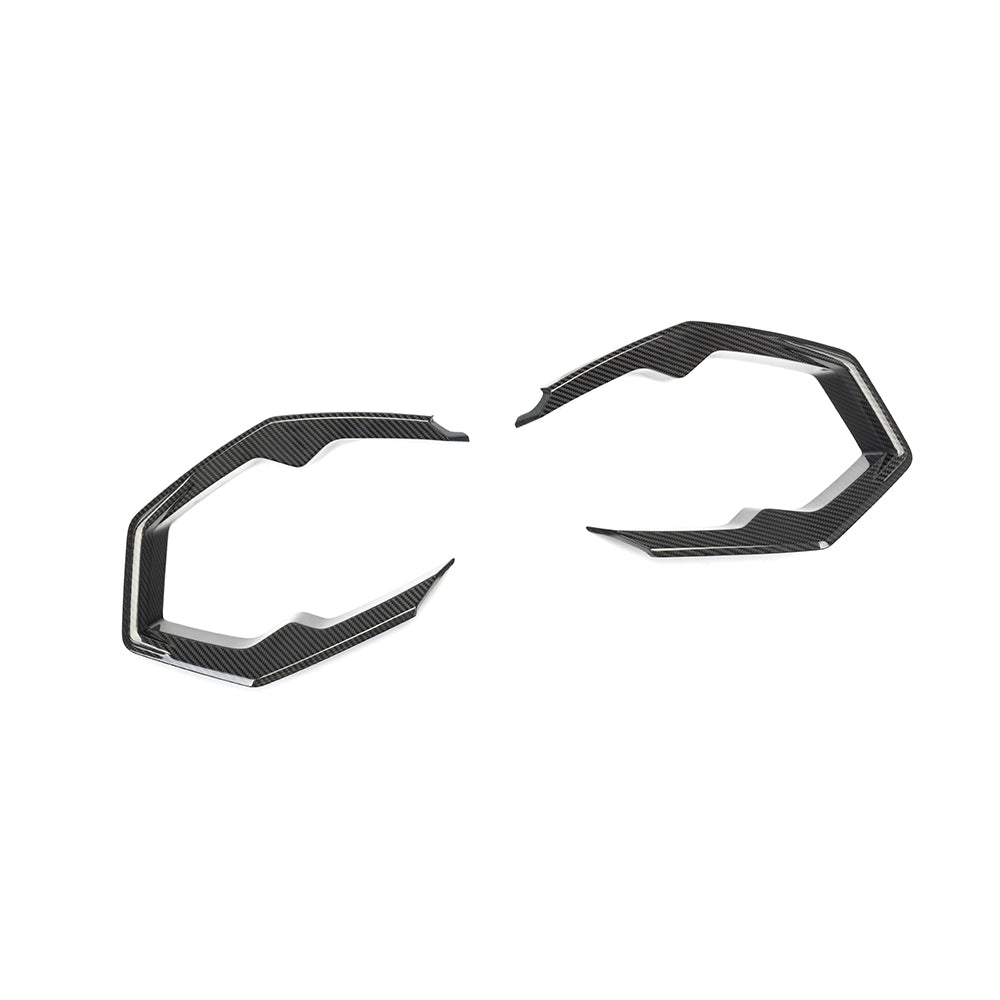 SOOQOO XM G09 Exhaust Tip Outer Trims in Gloss Carbon
