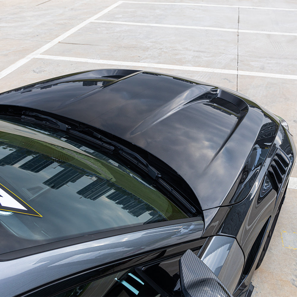 SOOQOO BMW M2 G87 Vented Hood In Prepreg Carbon Fiber