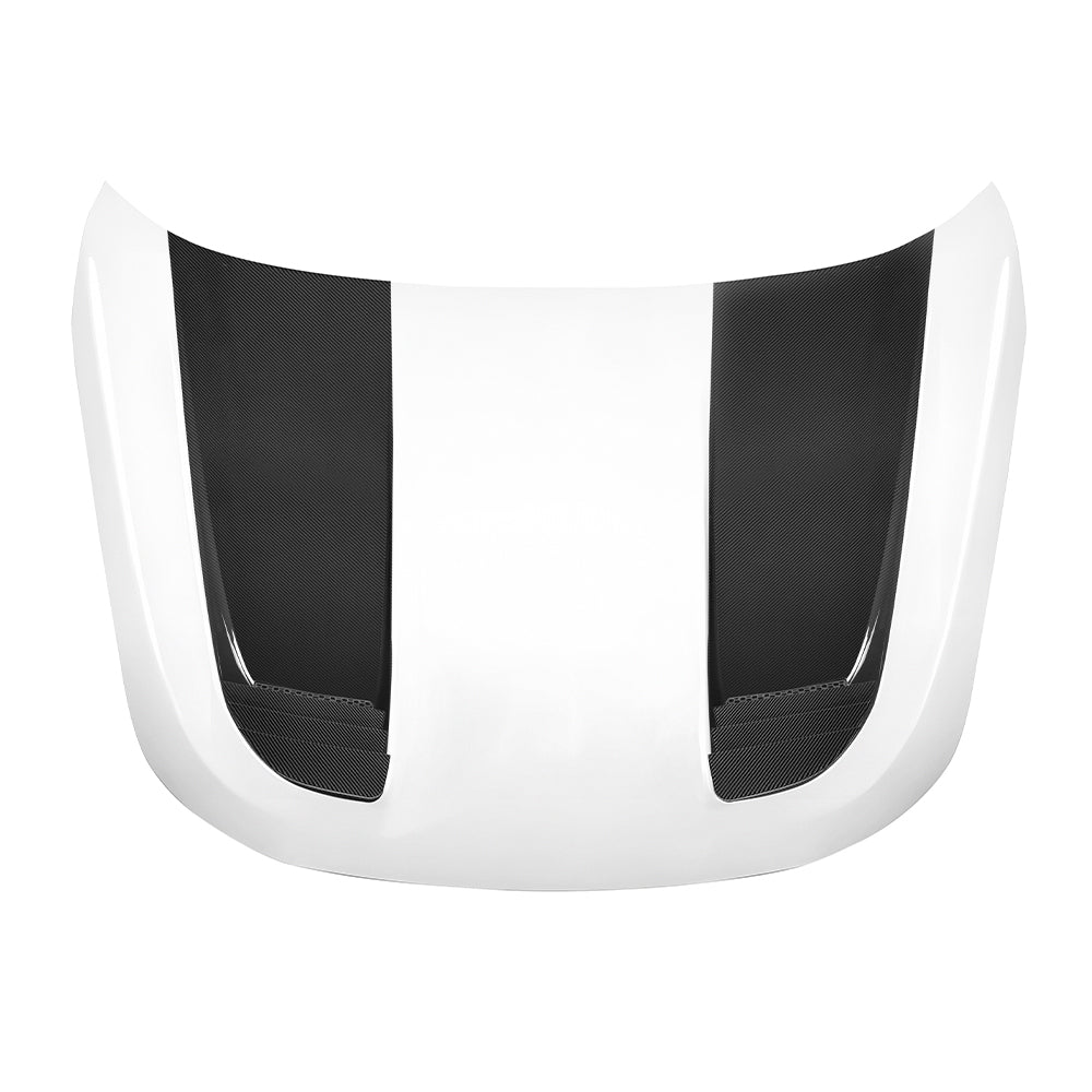 SOOQOO V2 BMW M2 G87 Vented Hood In White Primer Finish