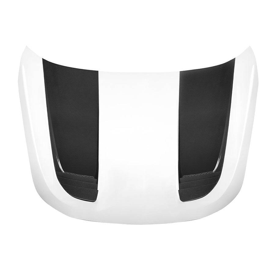 SOOQOO V2 BMW M2 G87 Vented Hood In White Primer Finish
