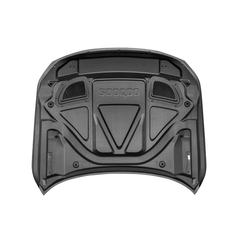SOOQOO V3 BMW M2 G87 Vented Hood In White Primer Finish
