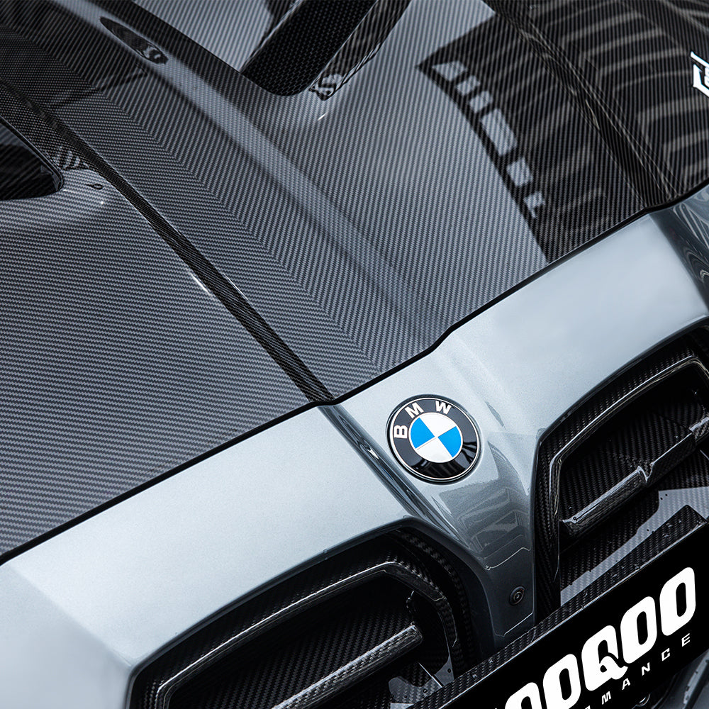 SOOQOO BMW M3 G80 M4 G82 Vented Hood In Prepreg Carbon Fiber