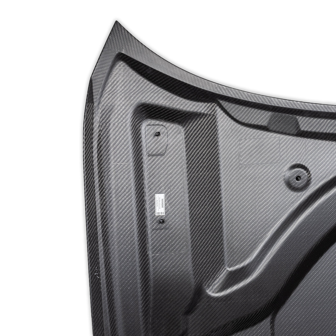 SOOQOO BMW M3 G80 M4 G82 Vented Hood In Prepreg Carbon Fiber