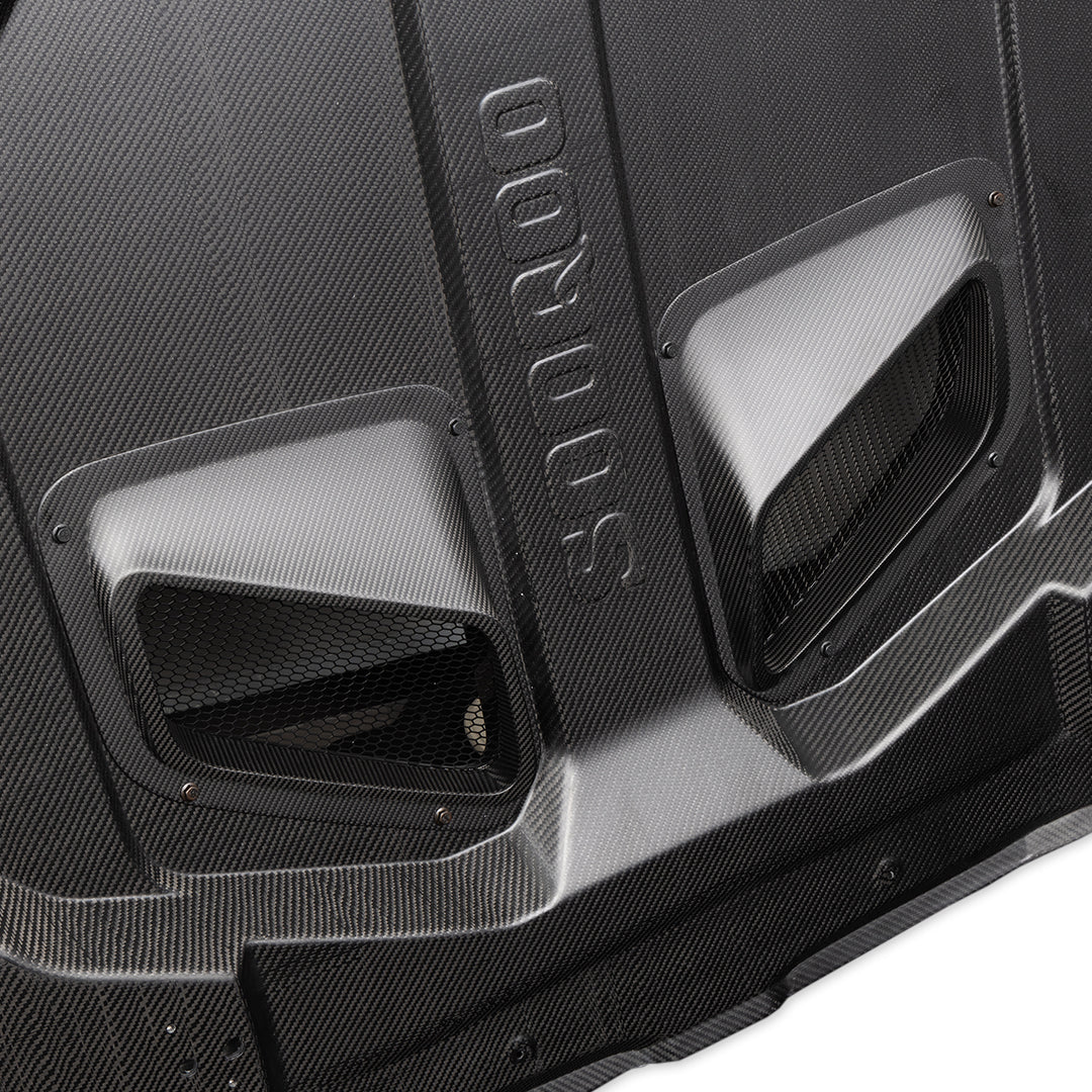 SOOQOO BMW M3 G80 M4 G82 Vented Hood In Prepreg Carbon Fiber