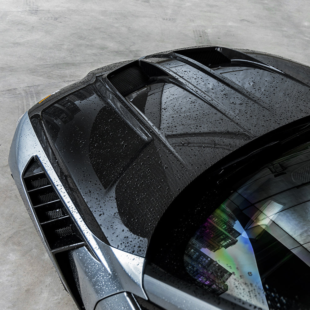 SOOQOO BMW M3 G80 M4 G82 Vented Hood In Prepreg Carbon Fiber