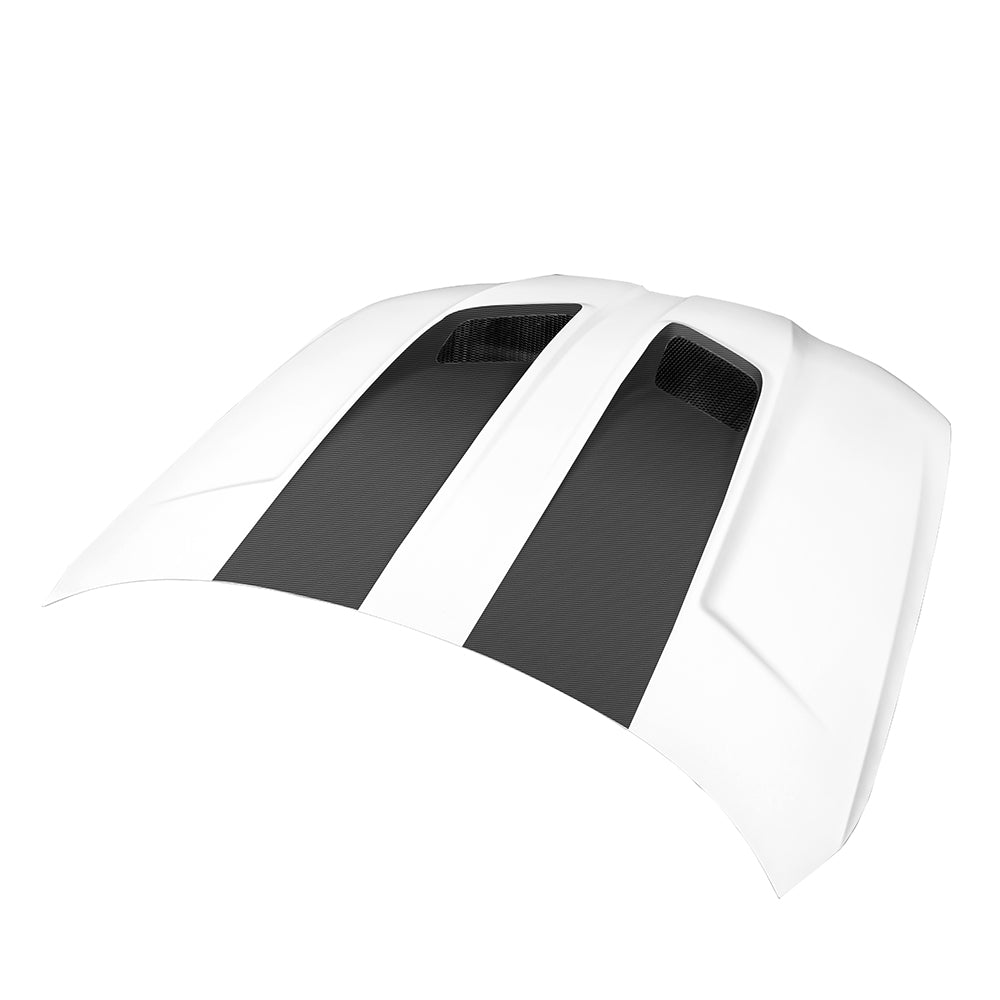 SOOQOO V2 BMW M3 G80 M4 G82 Vented Hood in White Primer Finish
