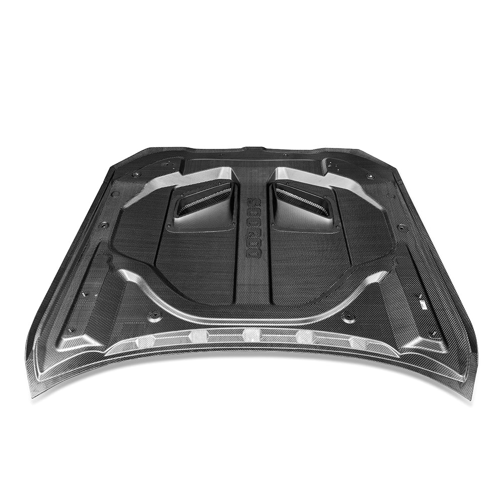 SOOQOO V2 BMW M3 G80 M4 G82 Vented Hood in White Primer Finish