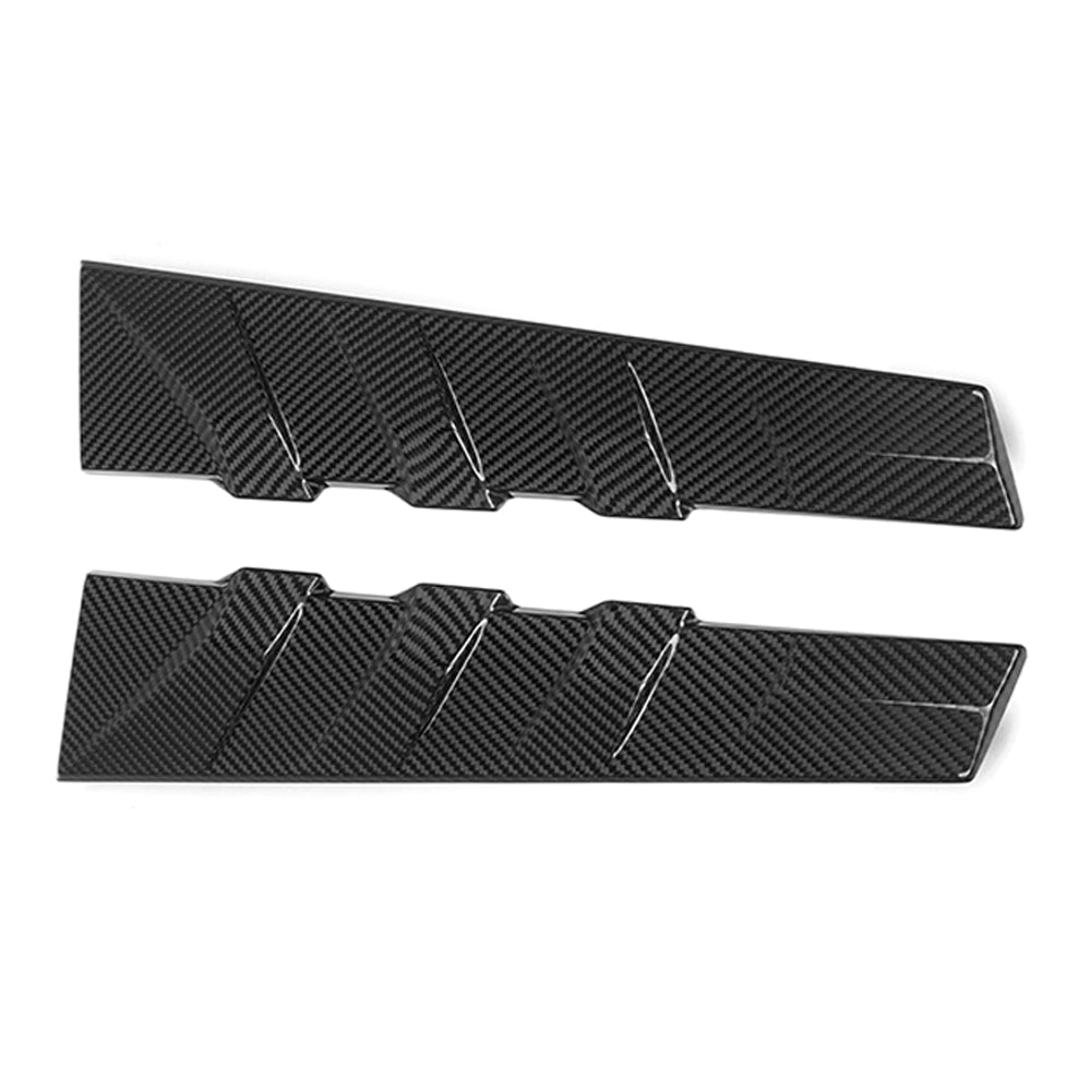 SOOQOO BMW M3 G81 Rear Window Fins In Prepreg Carbon Fiber