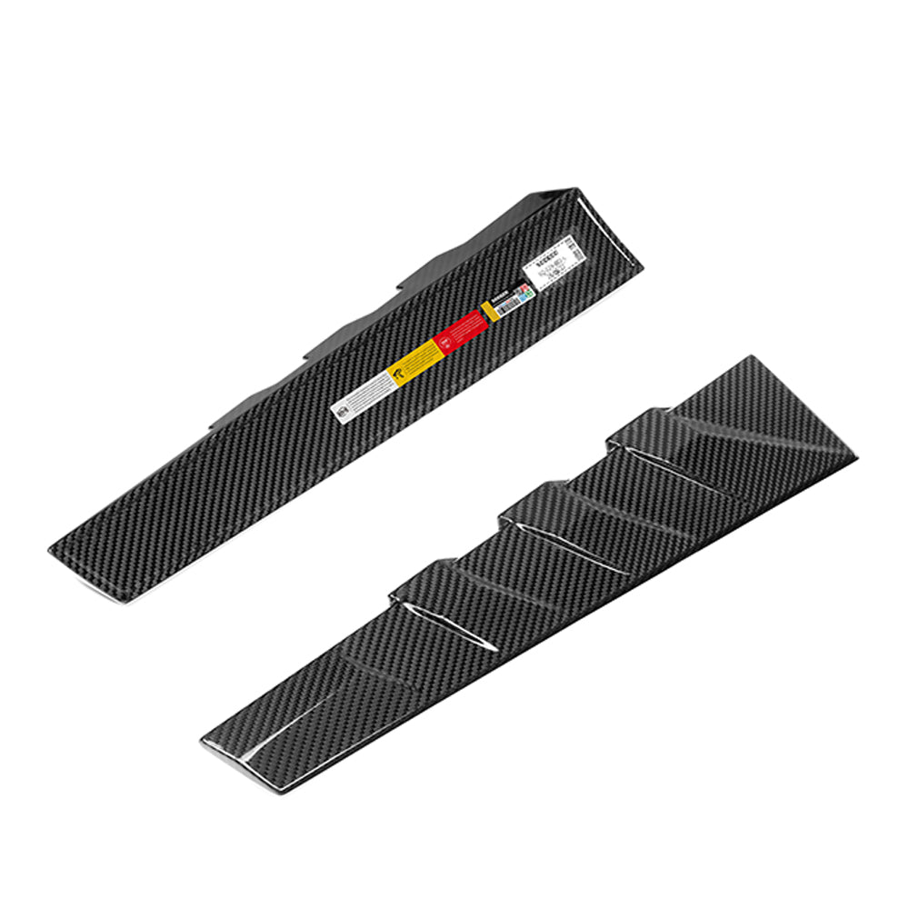 SOOQOO BMW M3 G81 Rear Window Fins In Prepreg Carbon Fiber