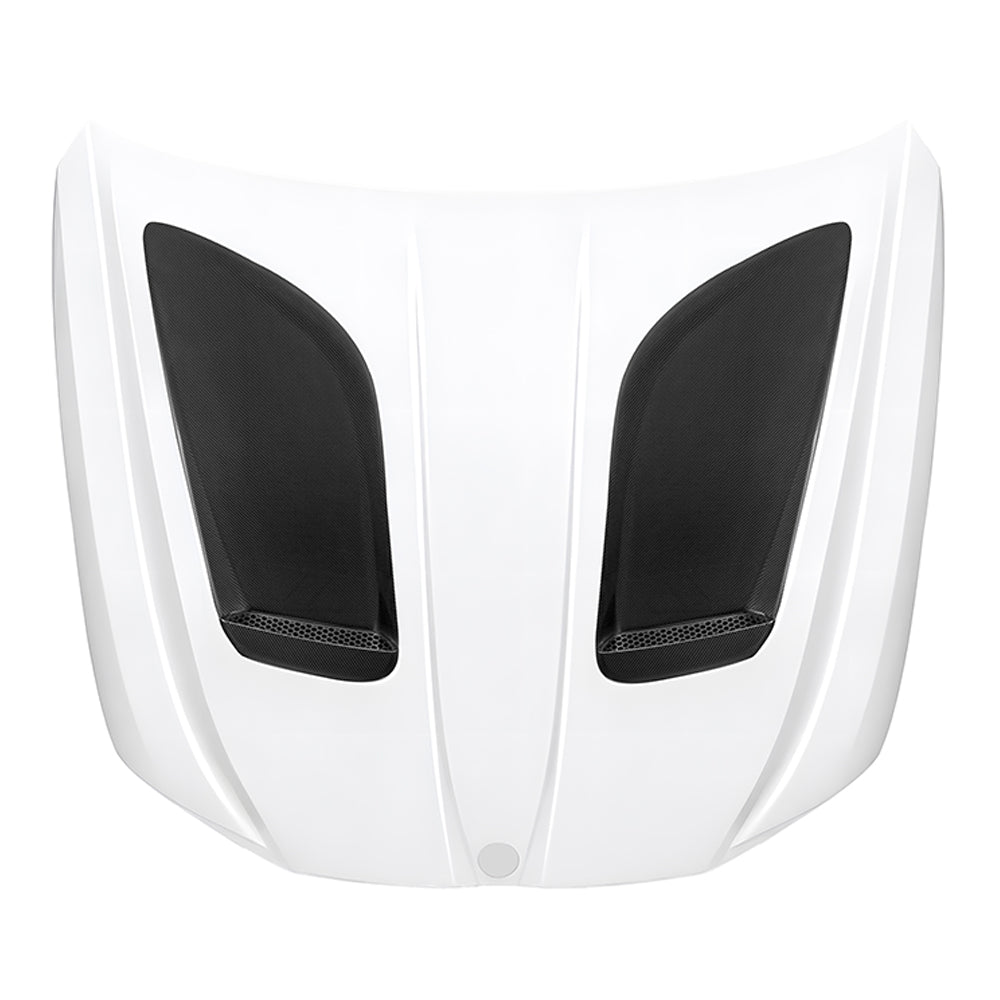 SOOQOO V2 BMW M5 G90 Vented Hood In White Primer Finish