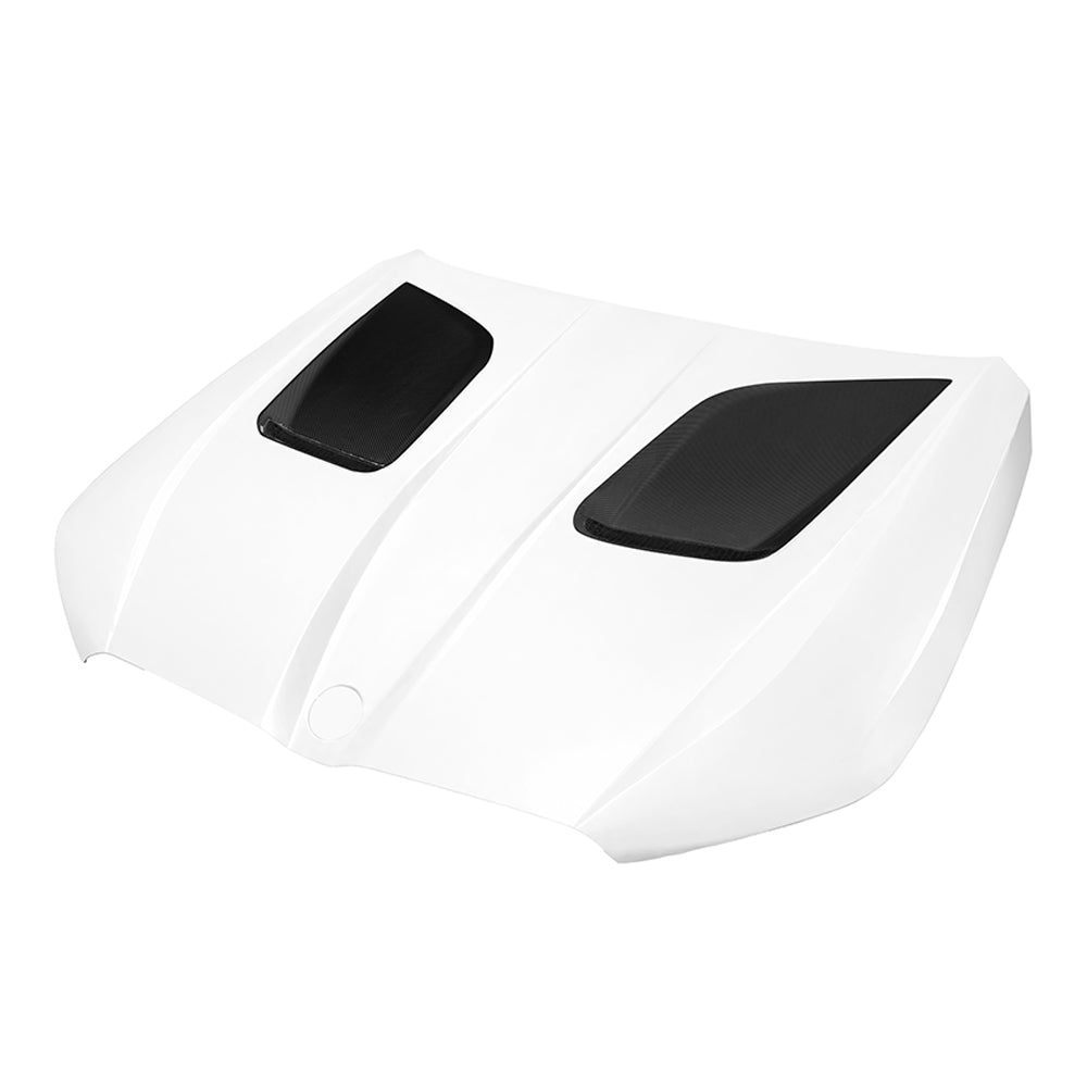 SOOQOO V2 BMW M5 G90 Vented Hood In White Primer Finish