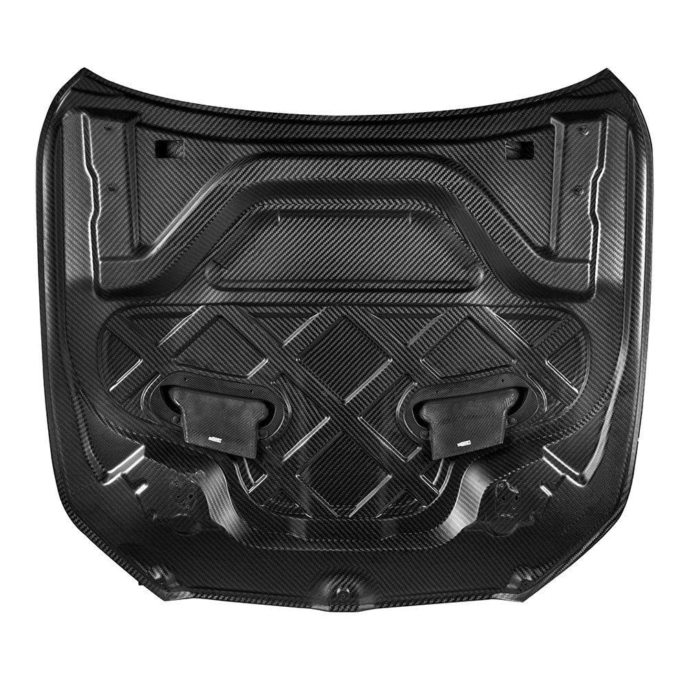 SOOQOO V2 BMW M5 G90 Vented Hood In White Primer Finish