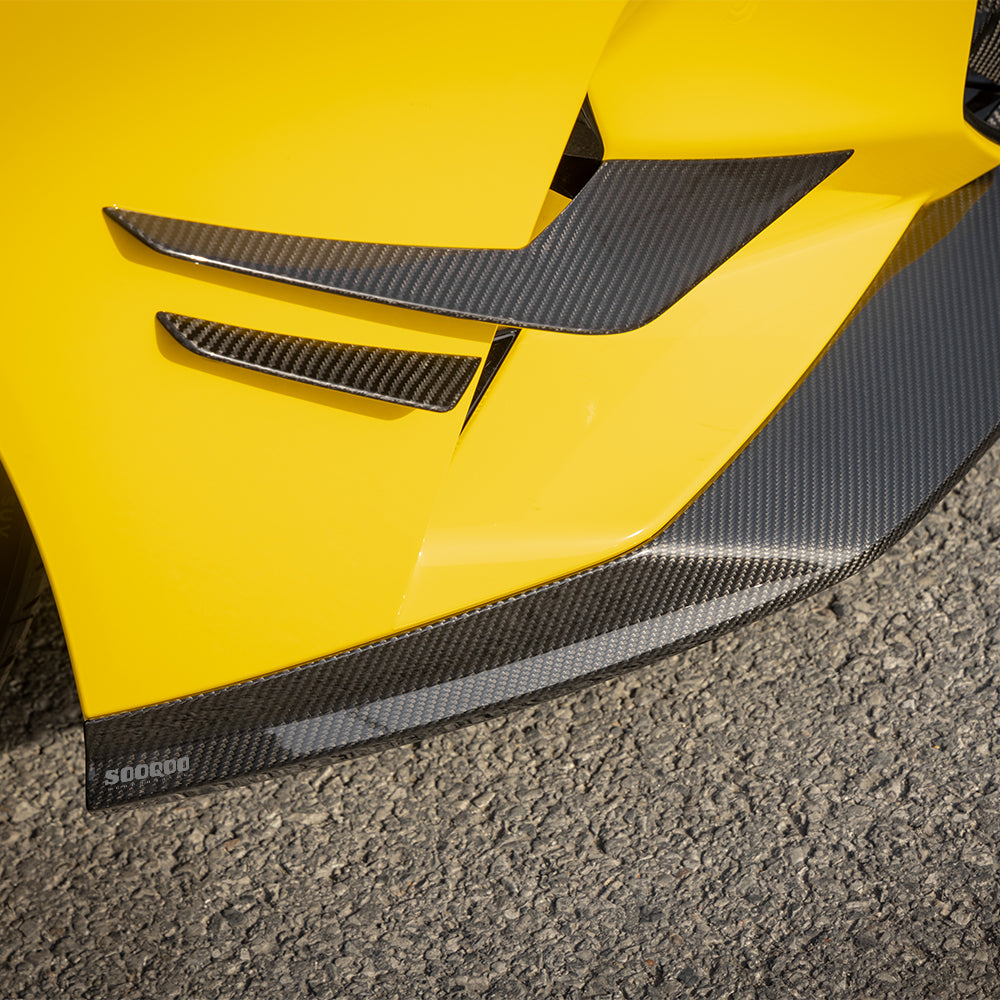 BMW M5 G90 Front Splitter Carbon Fiber | Sooqoo Carbon