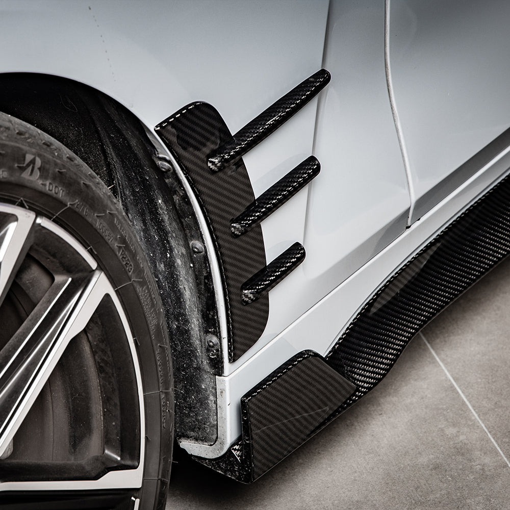 SOOQOO BMW 4 Series G22 Front Arch Trims In Prepreg Carbon Fiber