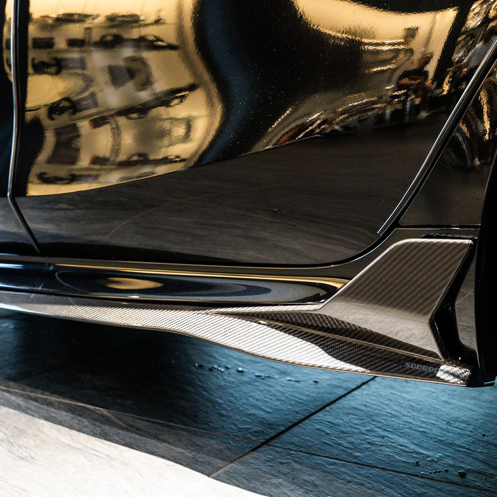 M8 GRAN COUPE F93 CARBON SIDE SKIRT