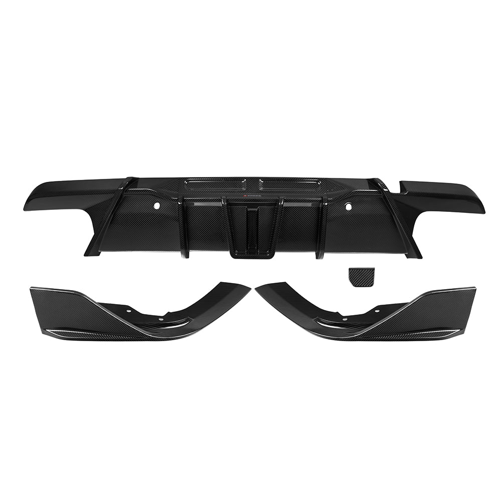 SOOQOO BMW X6M F96 Prepreg Carbon Fiber Diffuser