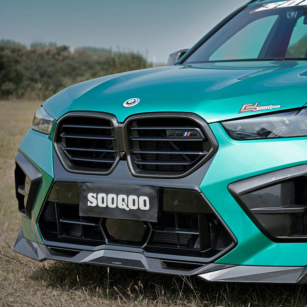 SOOQOO BMW X5M F95 LCI Carbon Fiber Front Lip