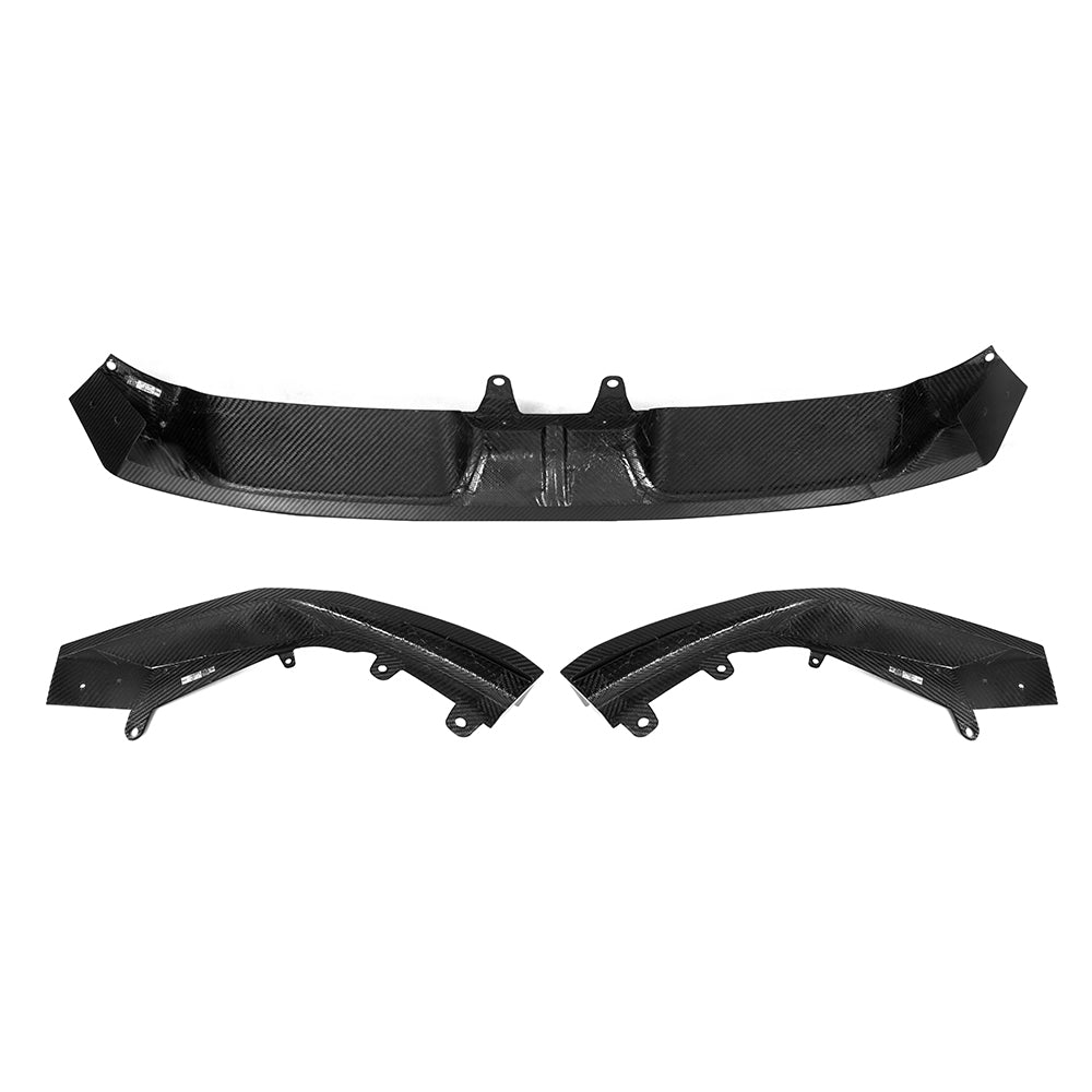 SOOQOO BMW X6M F96 LCI Prepreg Carbon Fiber Front Lip