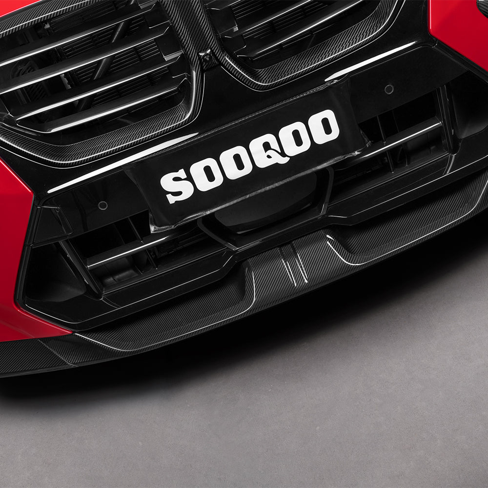 SOOQOO BMW X6M F96 LCI Prepreg Carbon Fiber Front Lip