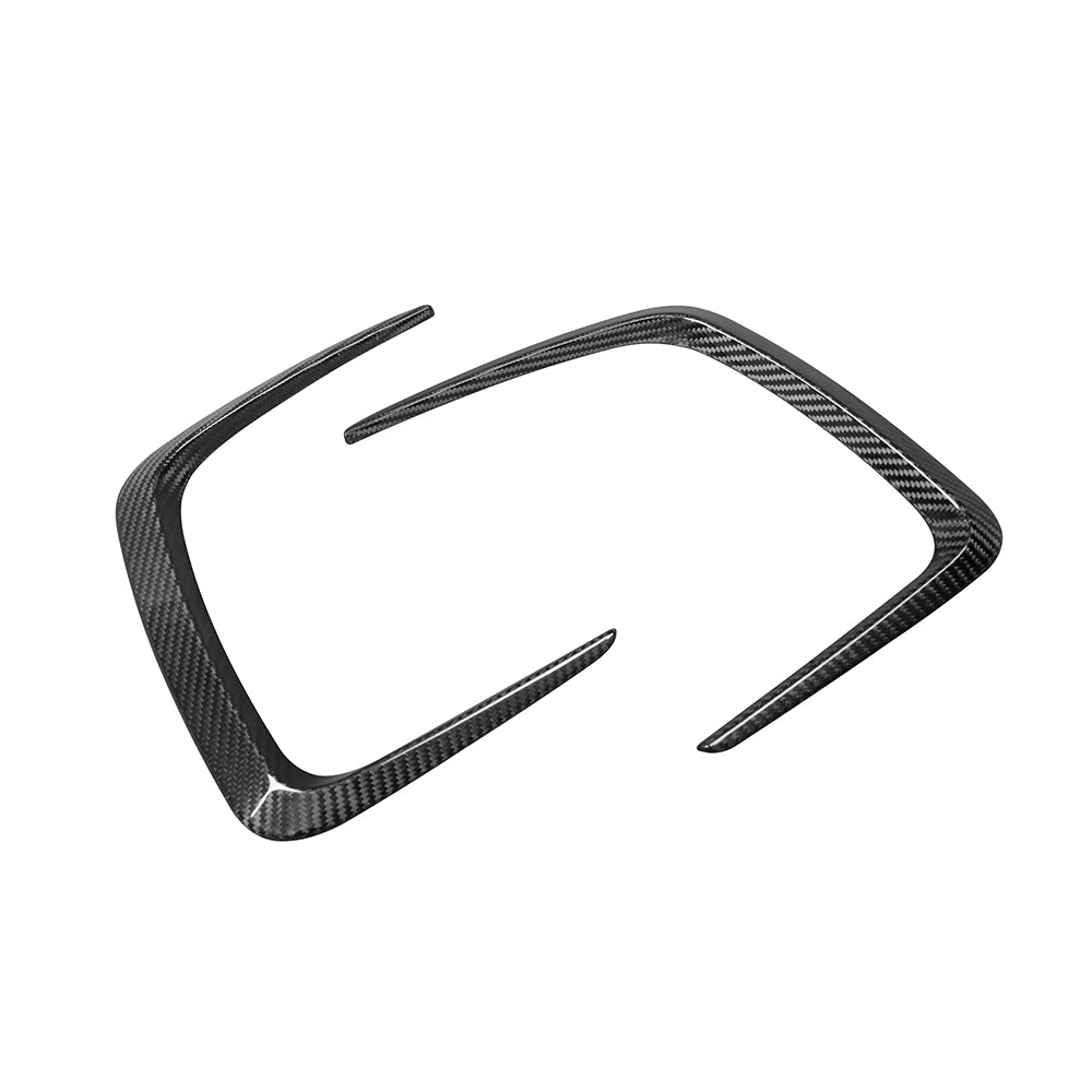 SOOQOO Carbon Fiber Hood Vent Trim G80 G82 Product Details Side