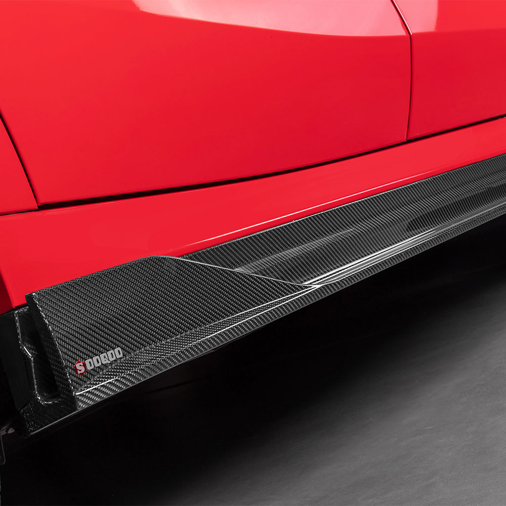 X6M F96 Side Skirt: Premium Carbon Fiber Enhancement