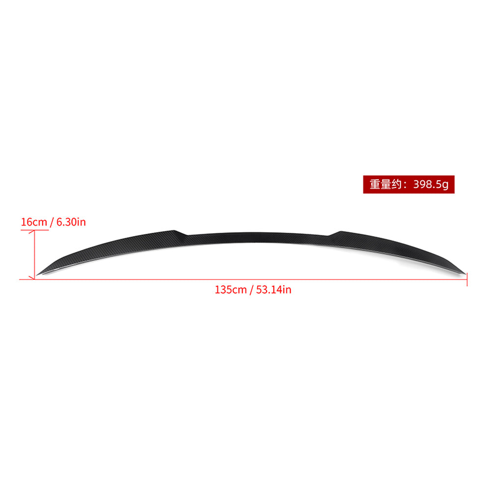 SOOQOO BMW X5M F95 Carbon Fiber Rear Spoiler