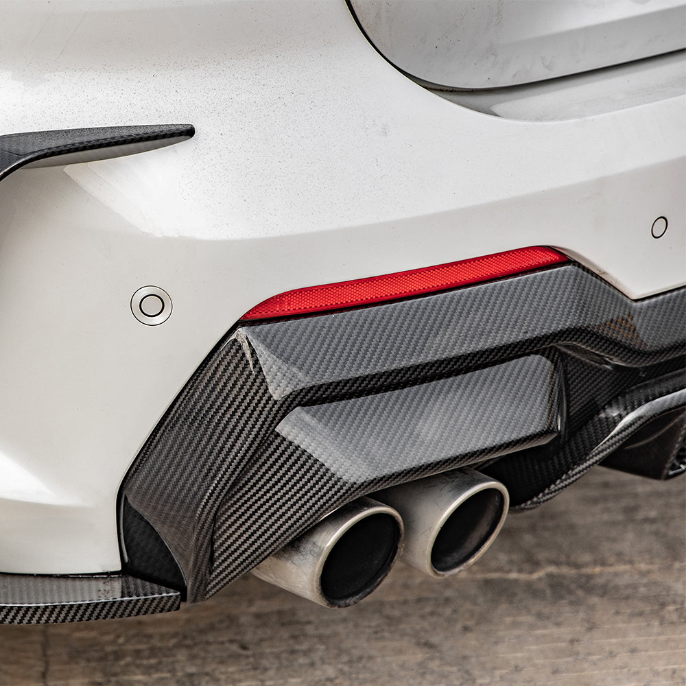 SOOQOO BMW 4 Series G22 G23 Carbon Fiber Rear Diffuser | SOOQOO Carbon