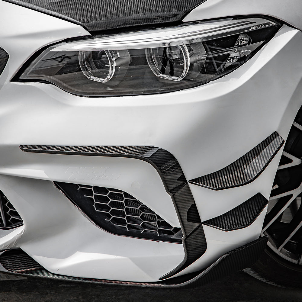 M2 F87 LCI Front Bumper Inserts Carbon Upgrade | Sooqoo