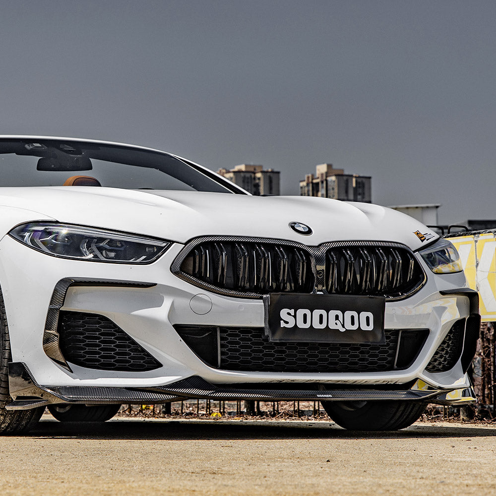 SOOQOO BMW 8 Series G16 Carbon Fiber Front Lip | SOOQOO Carbon