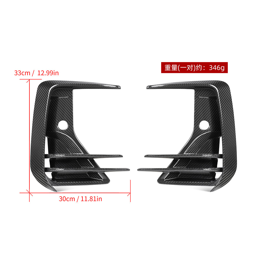 SOOQOO BMW IX3 G08 BEV/X3 G01/X4 G02 LCI Front Vent Trims | SOOQOO