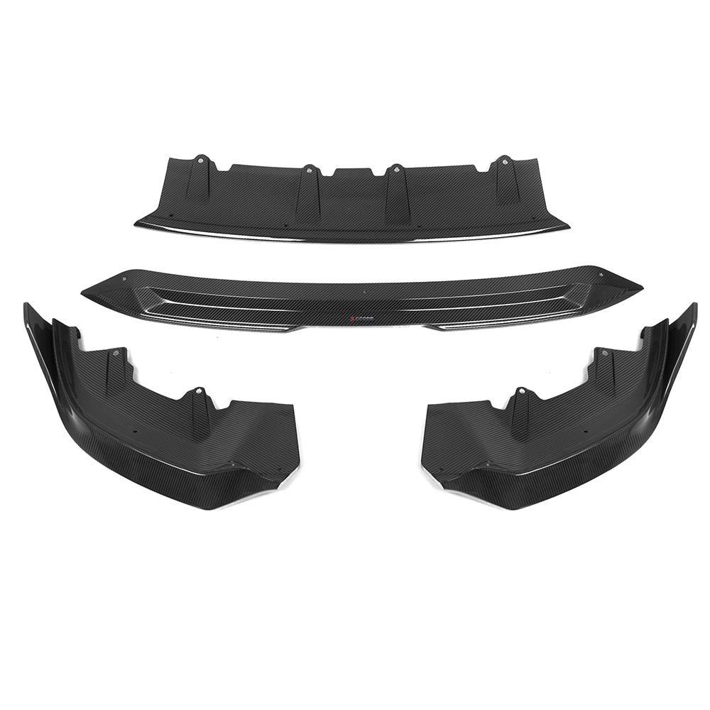 SOOQOO BMW 5 Series G60 G68 Carbon Fiber Front Lip