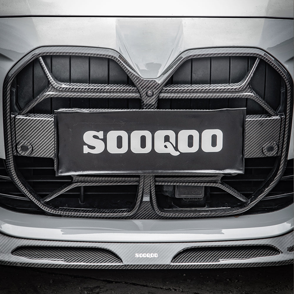 SOOQOO BMW G26/i4 Carbon Fibre Front Lip