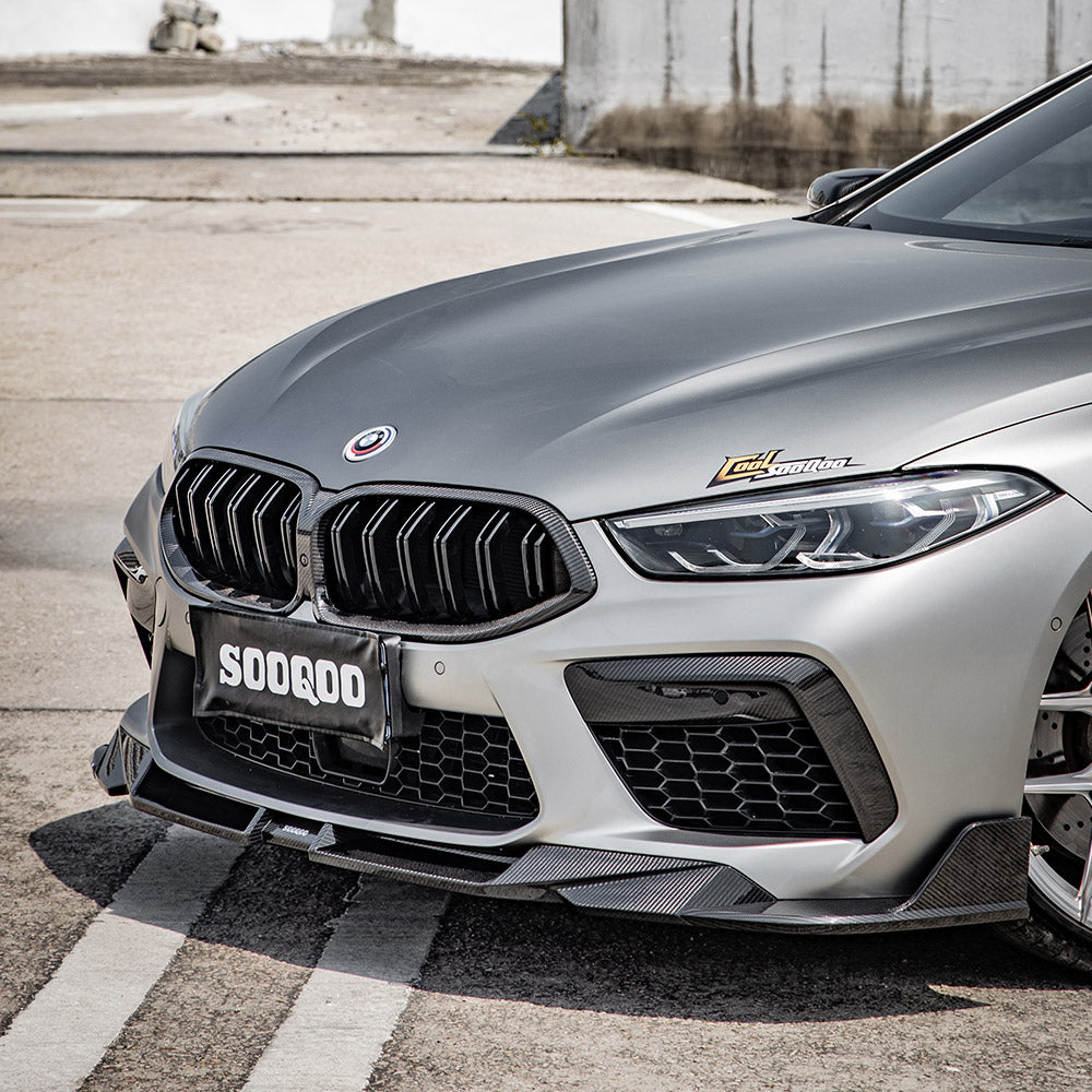 SOOQOO BMW M8 F9x Carbon Fiber Front Lip | SOOQOO Carbon