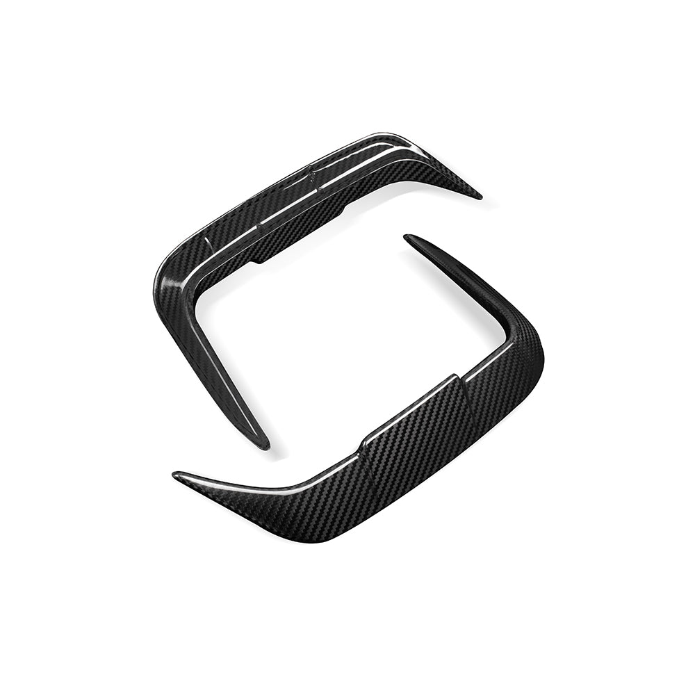 SOOQOO BMW IX3 G08 Carbon Fiber Rear Bumper Inserts | SOOQOO Carbon