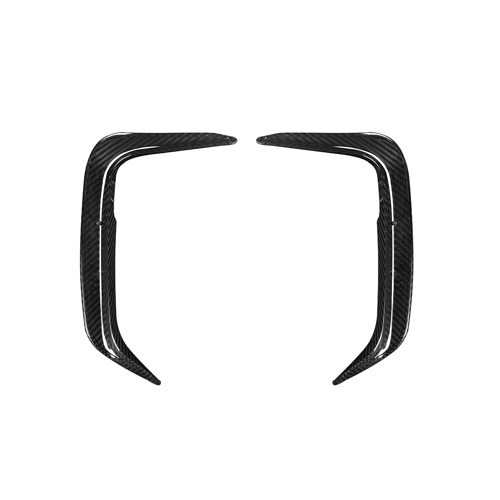 SOOQOO BMW IX3 G08 Carbon Fiber Rear Bumper Inserts | SOOQOO Carbon