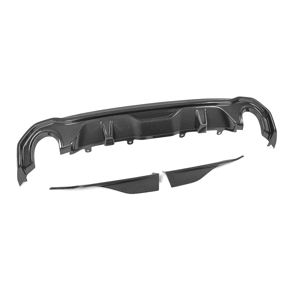 Single Sided Rear Diffuser G26 Rear Diffuser | Premium Carbon Fiber for BMW