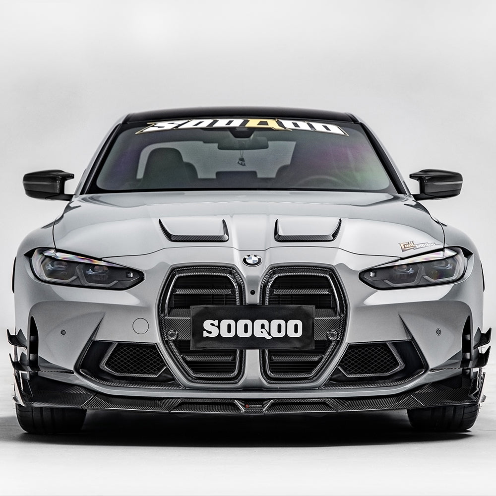 SOOQOO V2 BMW M3 G80 M4 G82 Carbon Fiber Front Grille | SOOQOO Carbon
