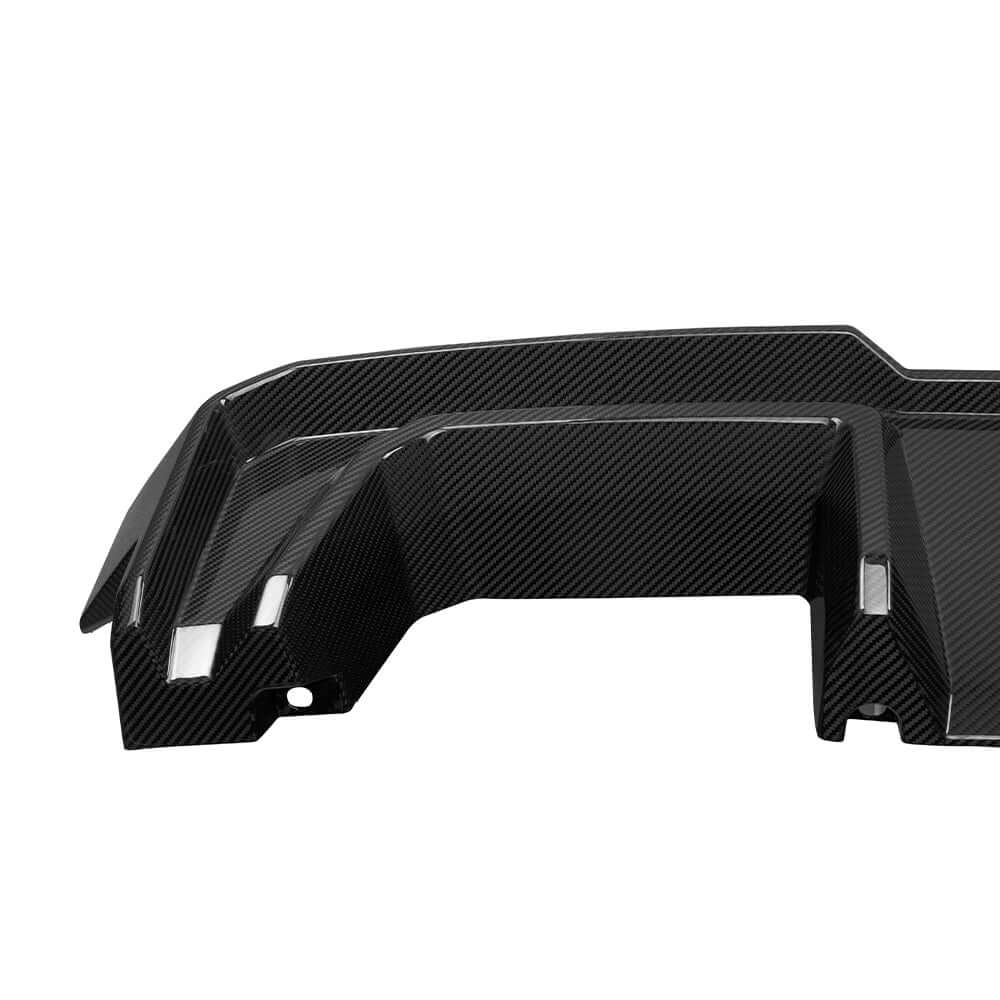 SOOQOO BMW M4 G82 G83 Type-B Prepreg Carbon Fiber Rear Diffuser Set With Brake Light | G82,G83