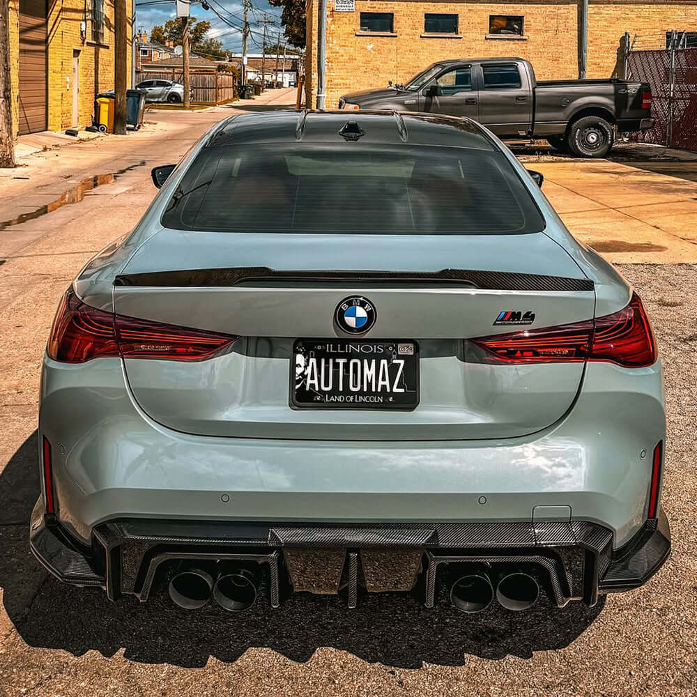 SOOQOO V2 BMW M4 G82 G83 Carbon Fiber Rear Diffuser | SOOQOO Carbon