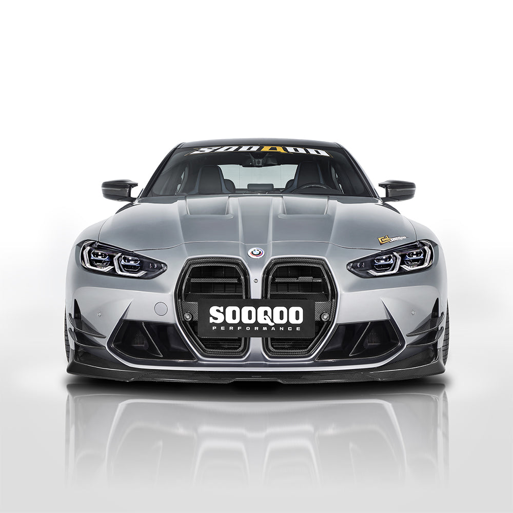 SOOQOO BMW M3 G80 M4 G82 Type-B Prepreg Carbon Fiber Front Lip