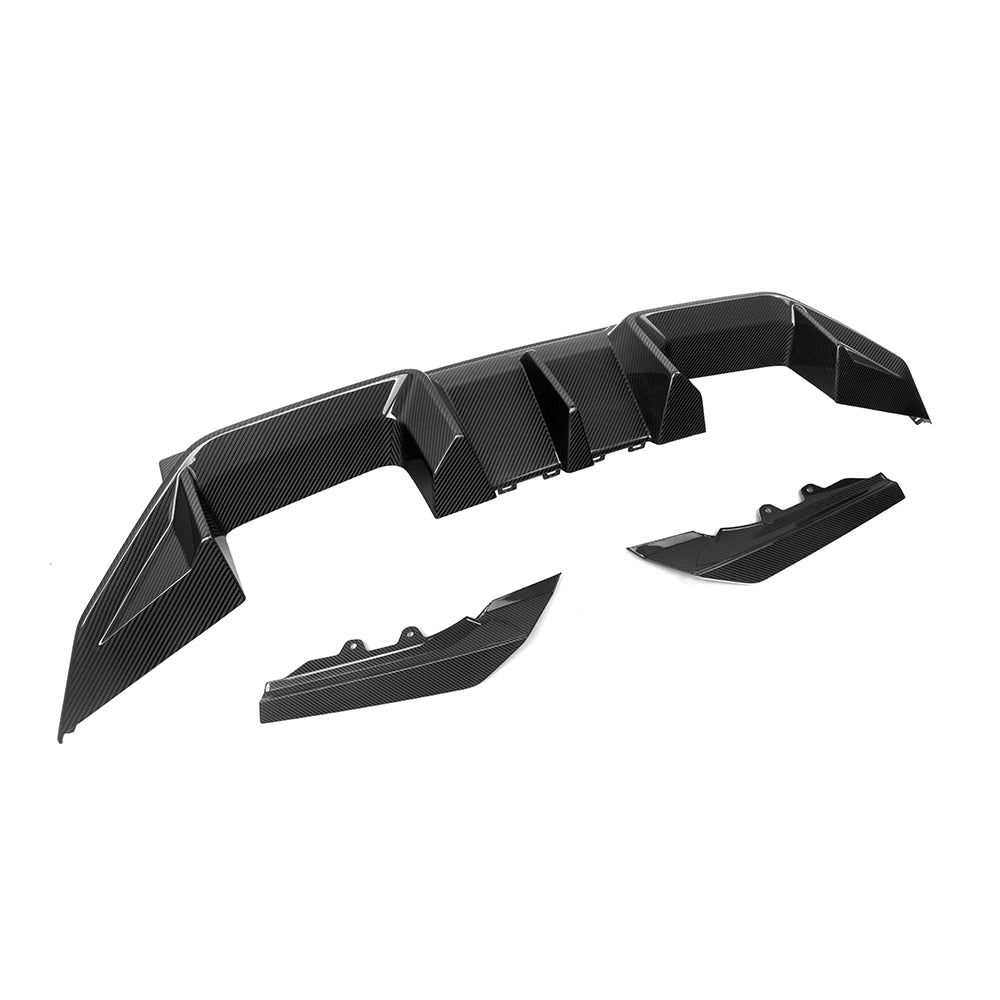 SOOQOO BMW M2 G87 Type-B Prepreg Carbon Fiber Rear Diffuser