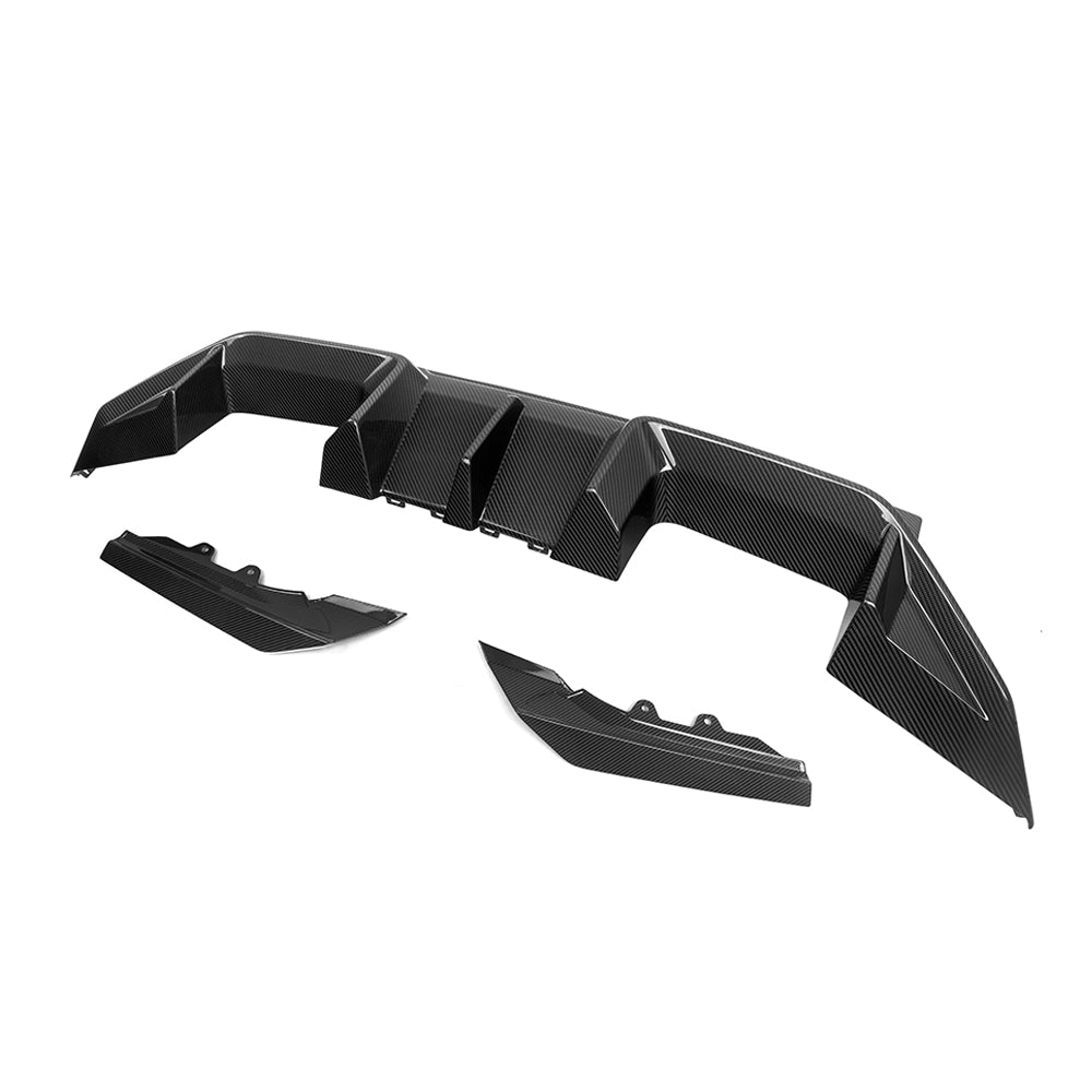SOOQOO BMW M2 G87 Type-B Prepreg Carbon Fiber Rear Diffuser