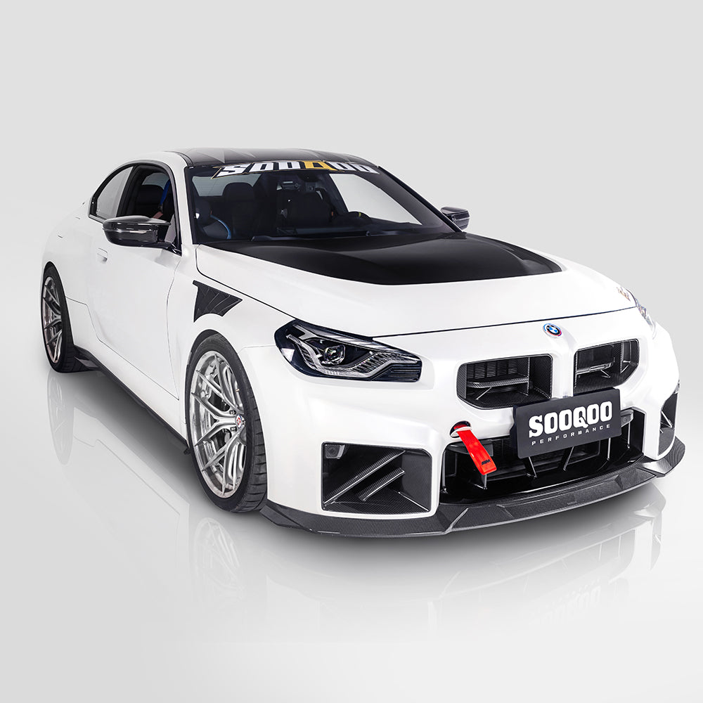 SOOQOO BMW M2 G87 Type-C Prepreg Carbon Fiber Front Lip