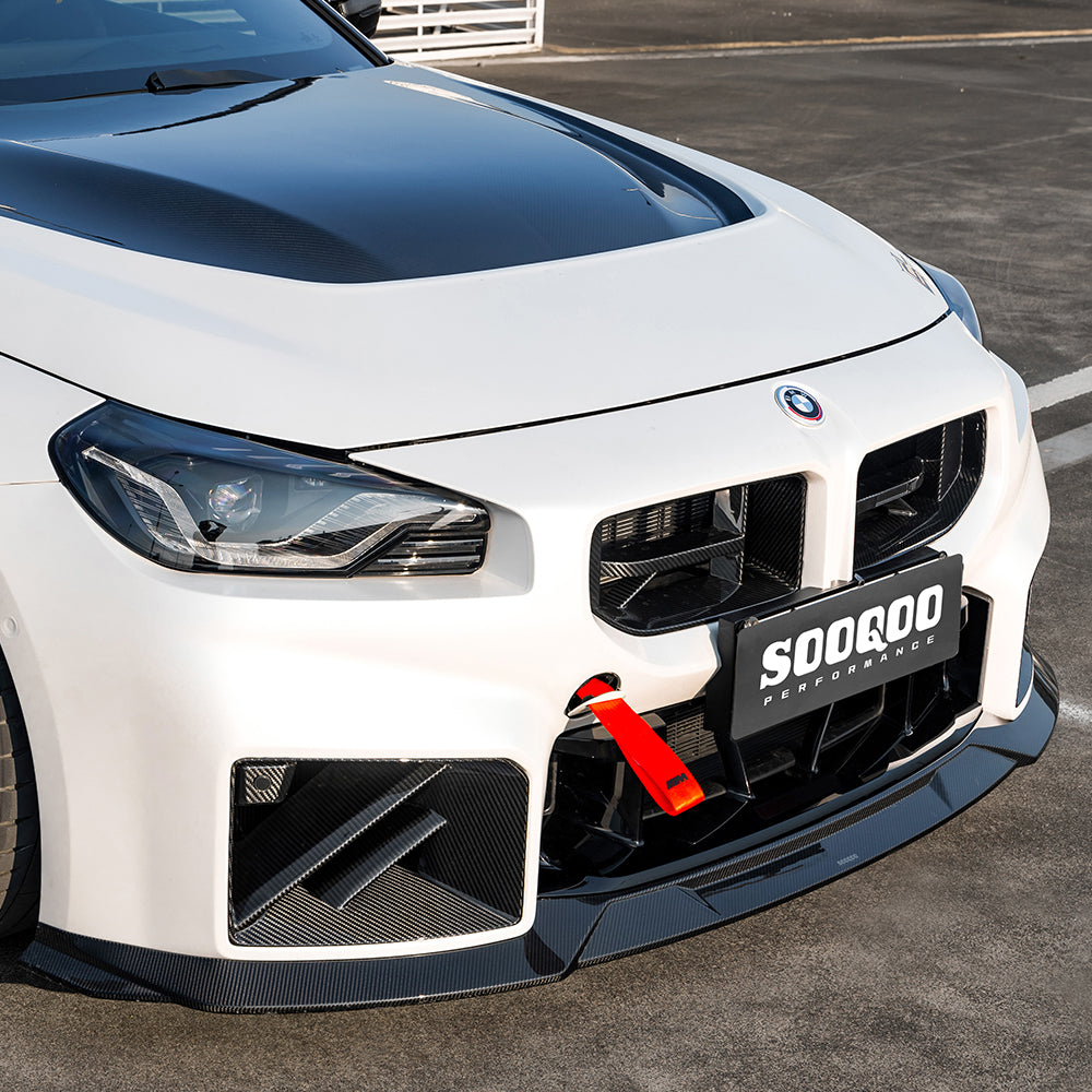 SOOQOO BMW M2 G87 Type-C Prepreg Carbon Fiber Front Lip