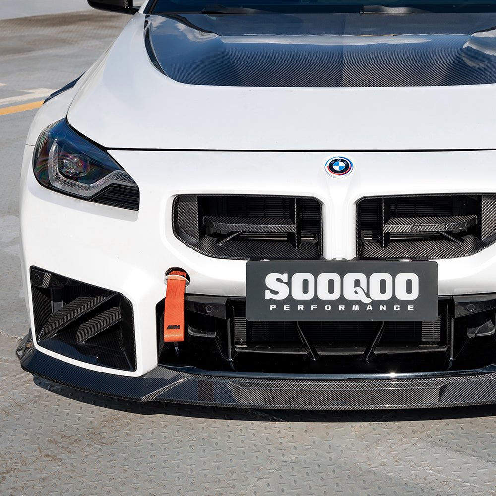 SOOQOO BMW M2 G87 Type-C Prepreg Carbon Fiber Front Lip